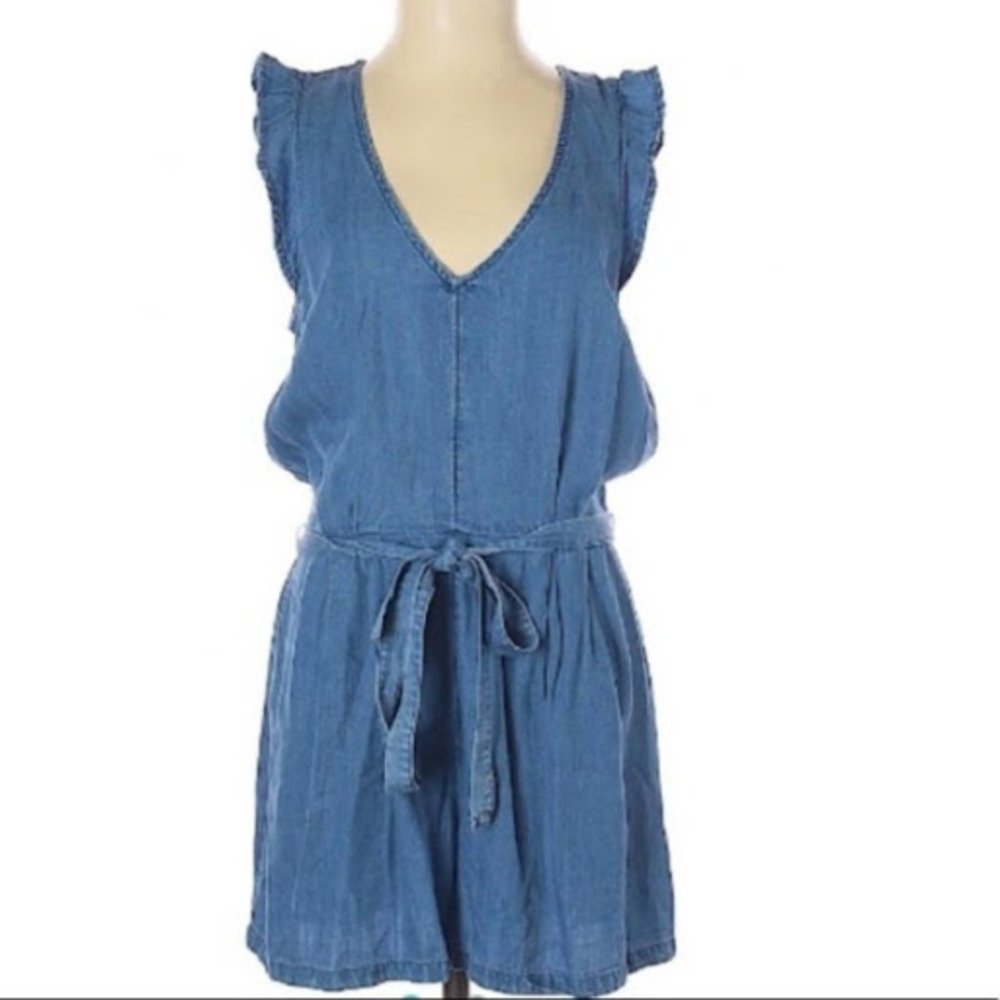NWOT Old Navy Ruffle Jean Romper